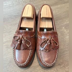 Johnston & Murphy Brown Tassel Loafers